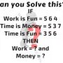 Challenging Brain Teasers: Two Word Values and a Missing Number