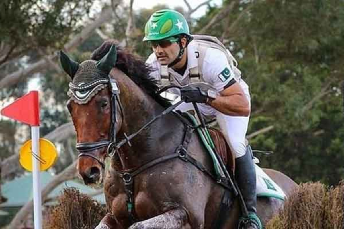 Pakistani horse rider makes history as he secures spot in 2024 Paris Olympics