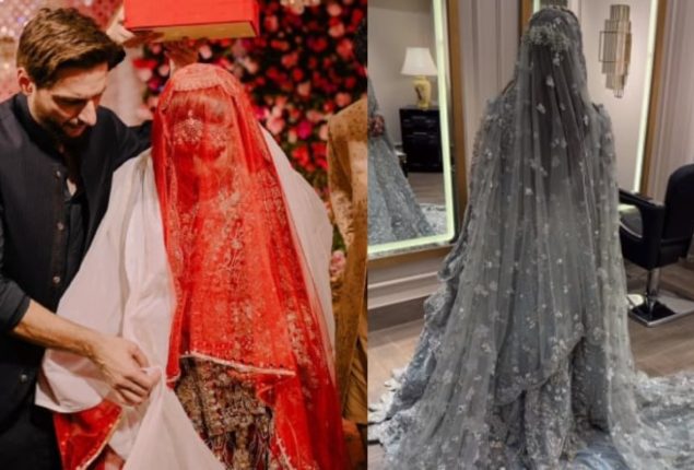 Here is how much Aqsa Afridi’s wedding dresses cost