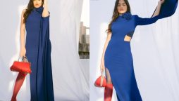 Jannat Zubair exudes elegance in galactic blue gown