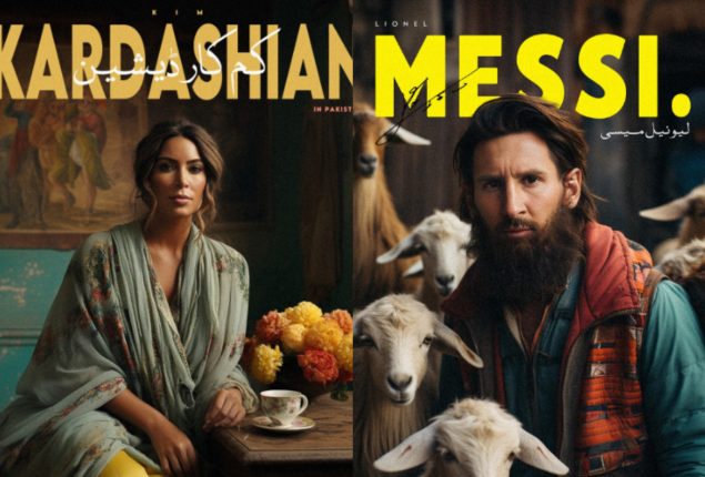 AI Artwork: Global Celebrities Imagined in Pakistan