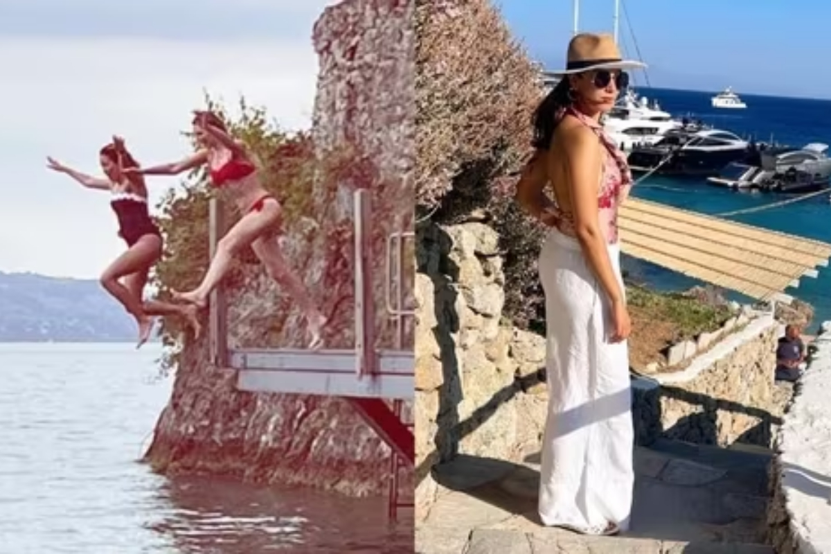 Mira Rajput jumps into freezing Switzerland lake goes viral