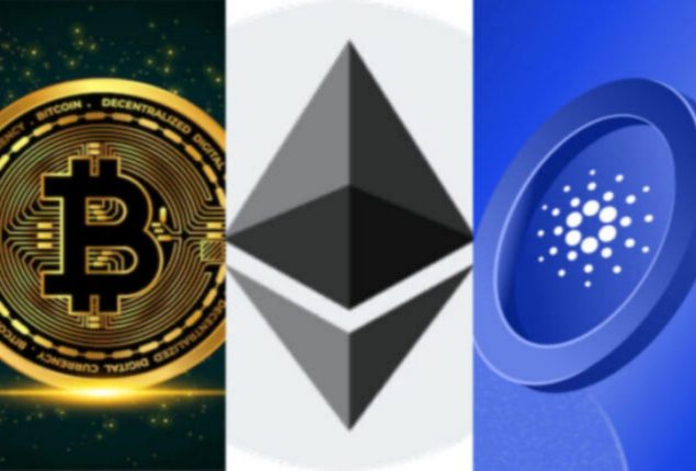 Cryptocurrency Price Prediction: ETH, BTC, Cardano, 23rd July 2023