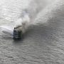 Massive Fire Engulfs Freight Ship Carrying 3,000 Cars in the North Sea