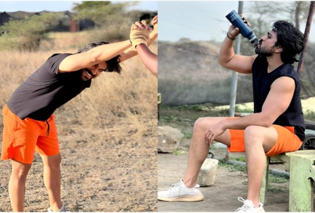 Ram Charan’s African Outdoor Gym Desi Workout