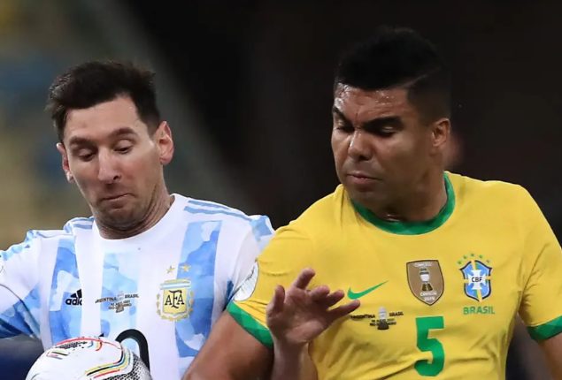 "It was a pleasure to play against him": Casemiro praises Lionel Messi