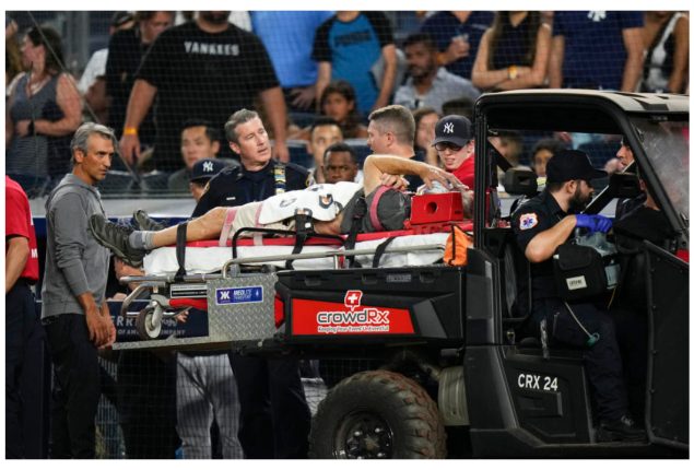 Accidental Throw at Baseball