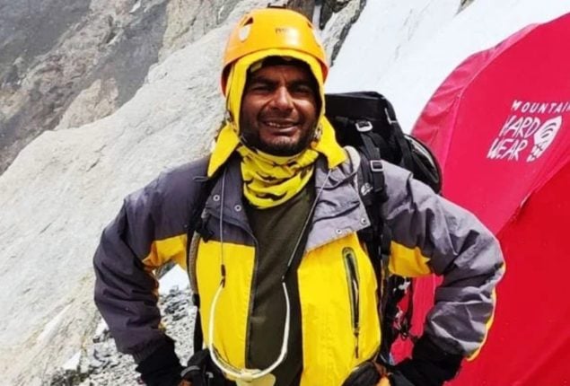 Pakistani climber Asif Bhatti reaches safely in base camp