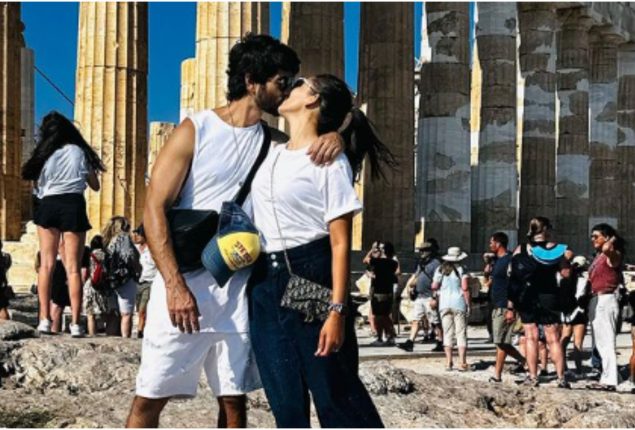 Shahid Kapoor and Mira Rajput’s Romantic Kiss Captured in New Photo on 8th Anniversary