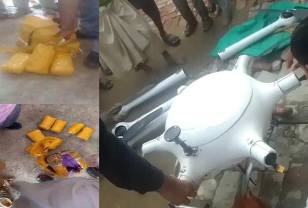 Drone carrying 6kgs of drugs crashes in Lahore