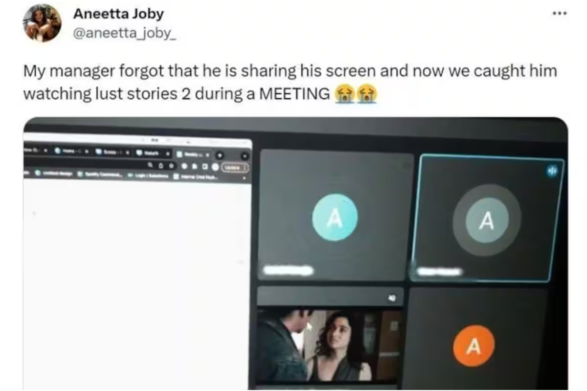 Oops Moment': Lust Stories 2 Surfaces During Online Meet