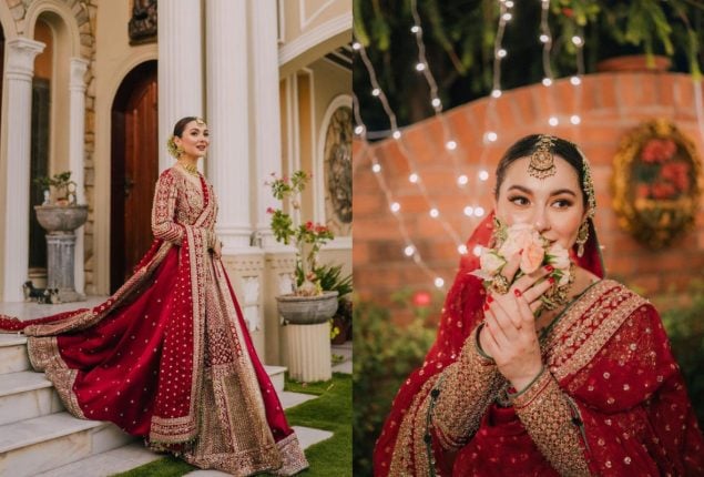 Hania Aamir Is A Captivating Vision In Her Latest Bridal Shoot