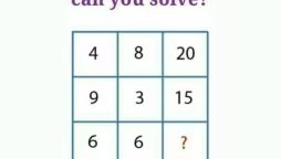 Think critically to locate the missing number in this puzzle