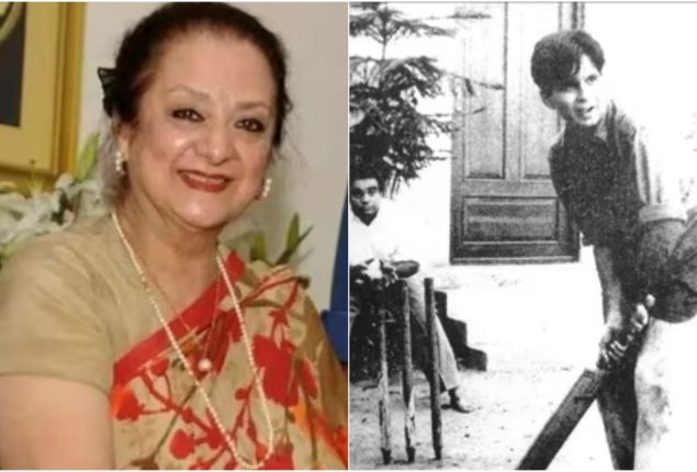 Saira Banu Pays Tribute to Dilip Kumar’s Sporting Dreams Through Cricket Snapshots