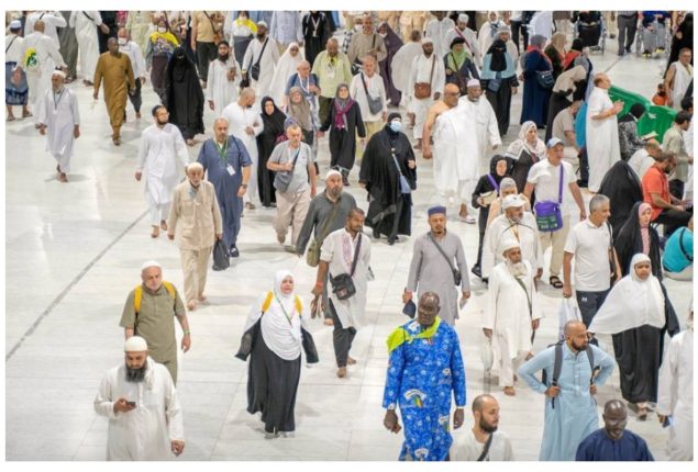 Number of pilgrims arriving in Madinah passes 140,000