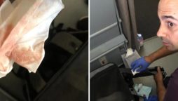 Air France passenger finds something terrible under his seat