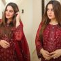 Aiman Khan Radiates Charm In Red Ethnic Attire: Photos