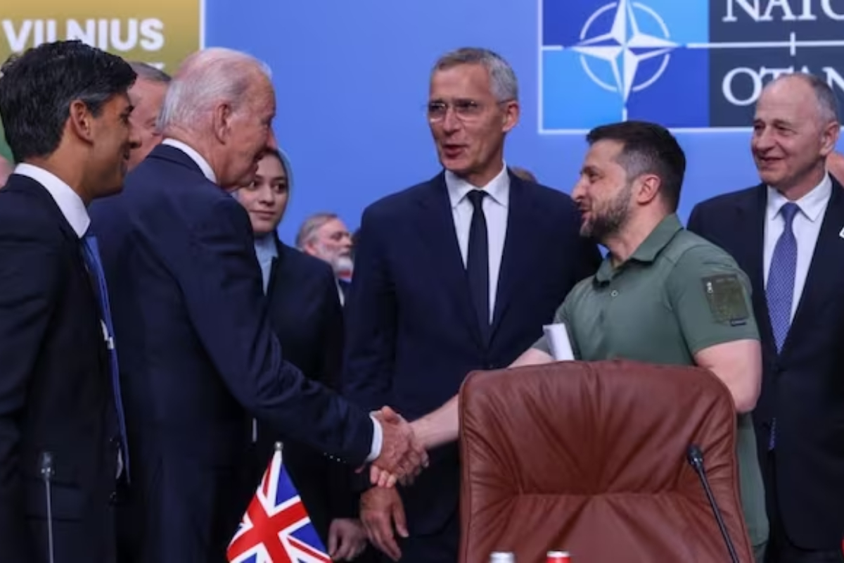 Joe Biden Vladimir Putin NATO summit