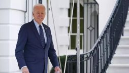 Joe Biden misses mishap while ascending few stairs