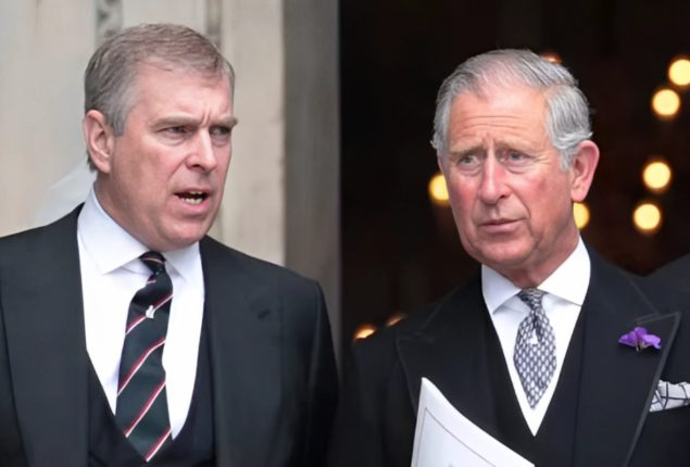 King Charles & Prince Andrew's dispute