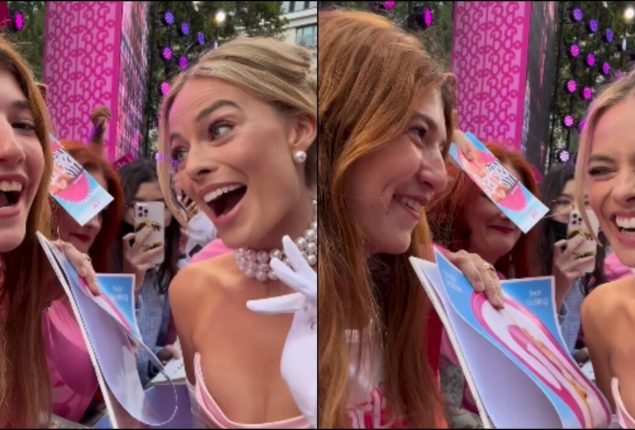 Margot Robbie and fan’s adorable Barbie dialogue goes viral