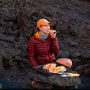 Alexandra eats pizza cooked on an active volcano in Guatemala
