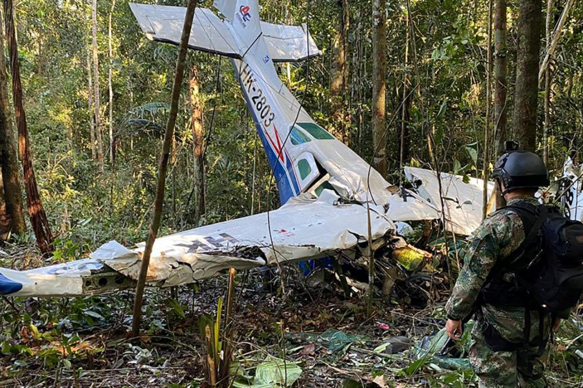 Colombian jungle survivors