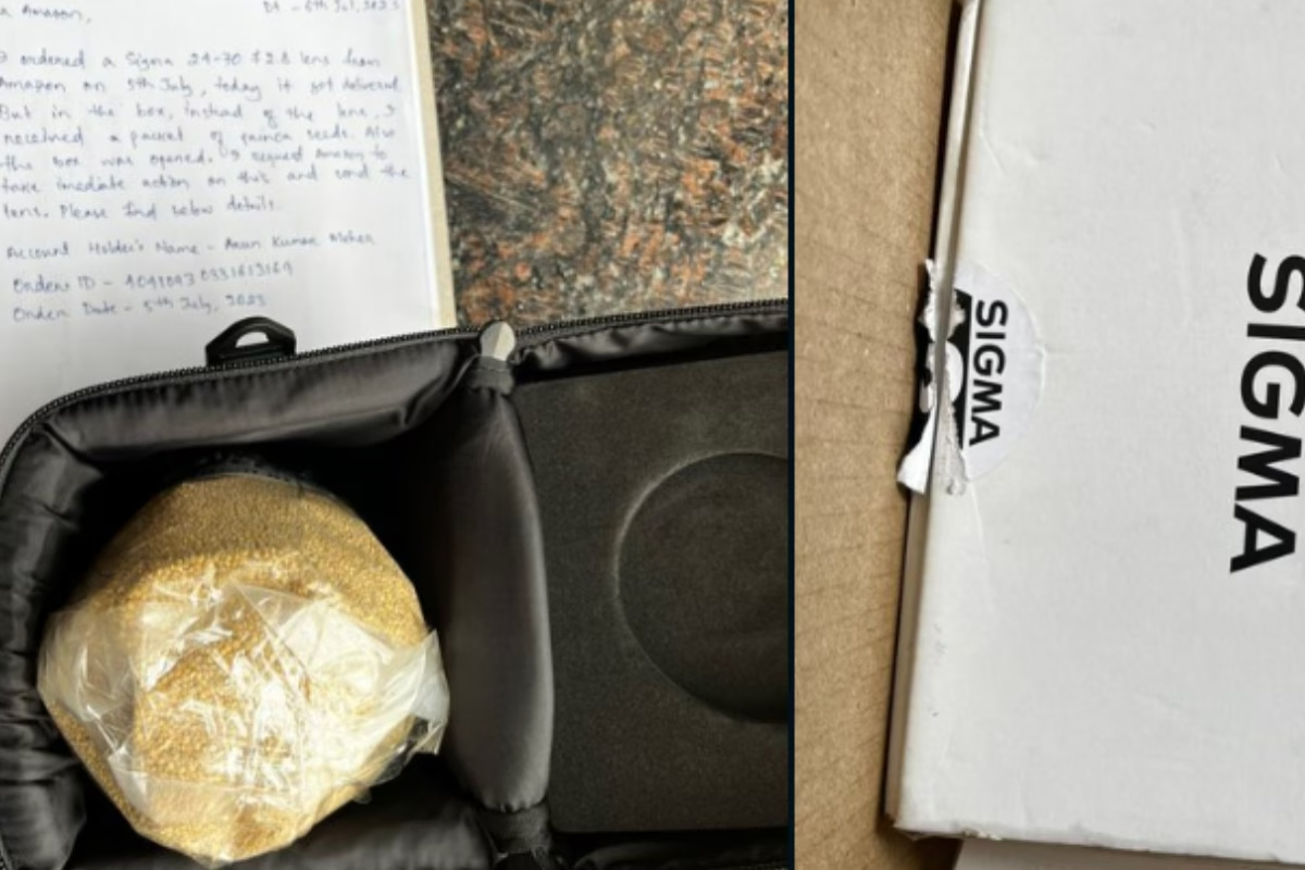 Amazon customer orders 90K INR lens, gets quinoa seeds