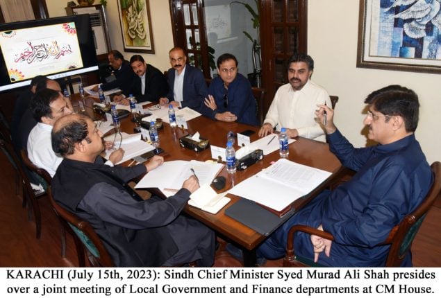 CM Sindh directs for termly payment of salaries to LG employees