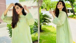 Maya Ali Drops Jaws In Green Pistachio Ethnic Attire: Photos