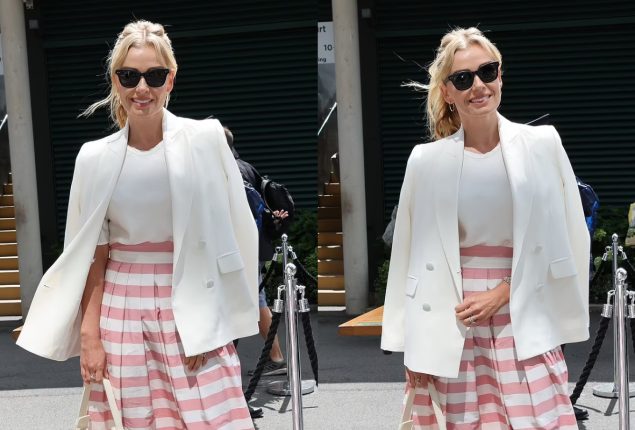 Katherine Jenkins’ Stylish Entrance At Wimbledon Steals The Show
