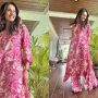 Rakul Preet Singh looks stunning in pink floral kurta