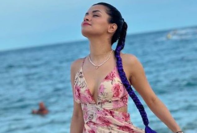 Avneet Kaur looks stunning in a flowing floral gown