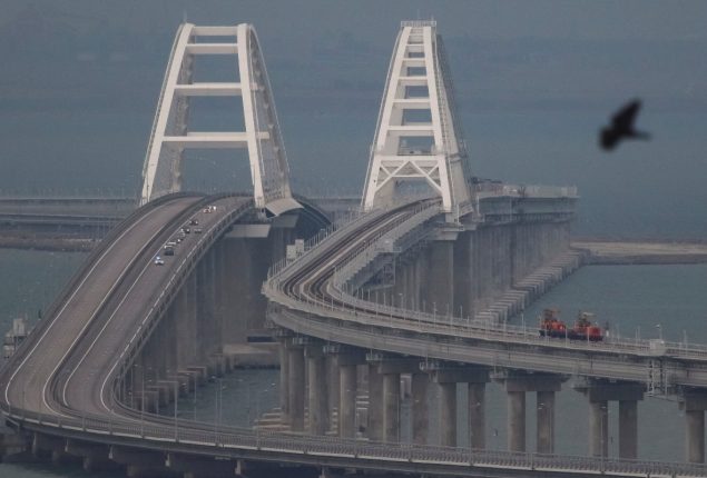 Crimea Bridge Russian supply line