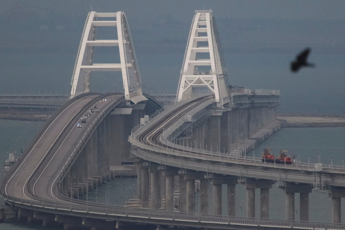 Crimea Bridge Russian supply line