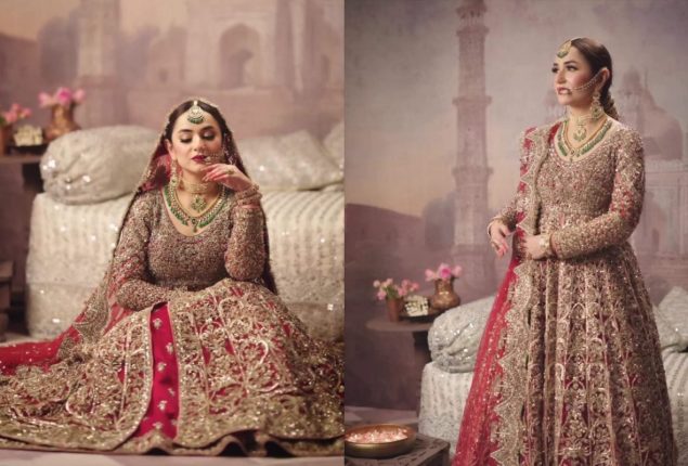 Yumna Zaidi Radiates Elegance In Latest Bridal Photoshoot