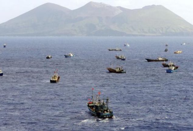 Chinese vessels island Taiwan