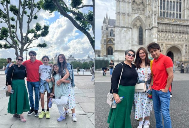 Ali Zafar shares pictures from his Vacations in London with family