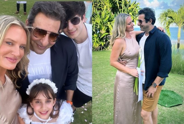 Shaniera Akram Graces A Wedding In Bali With Wasim Akram