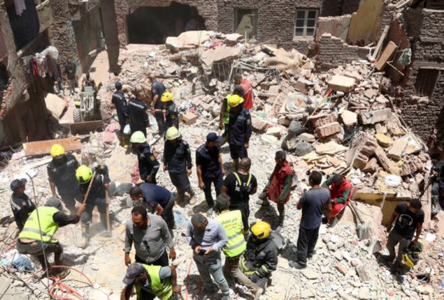 Egypt apartment building collapse claimed nine lives