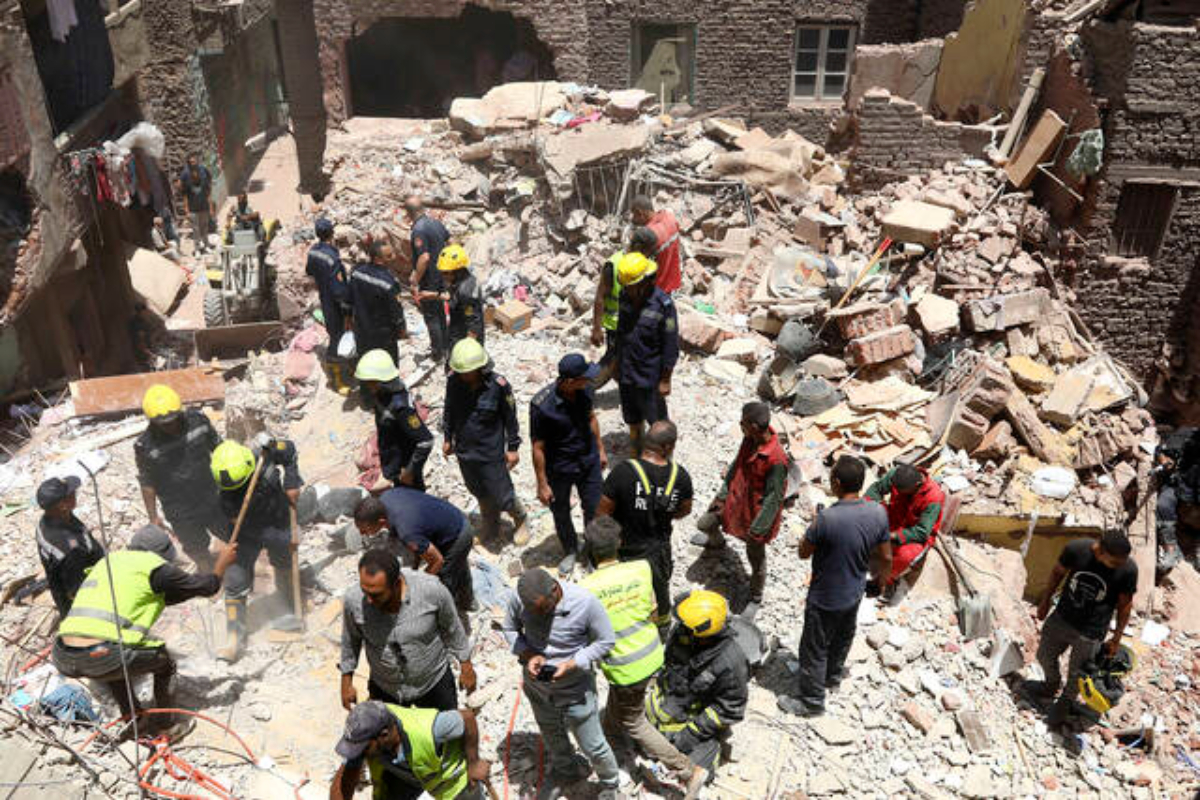 Egypt apartment building collapse