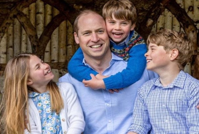 Prince William views Prince George & Princess Charlotte as equals