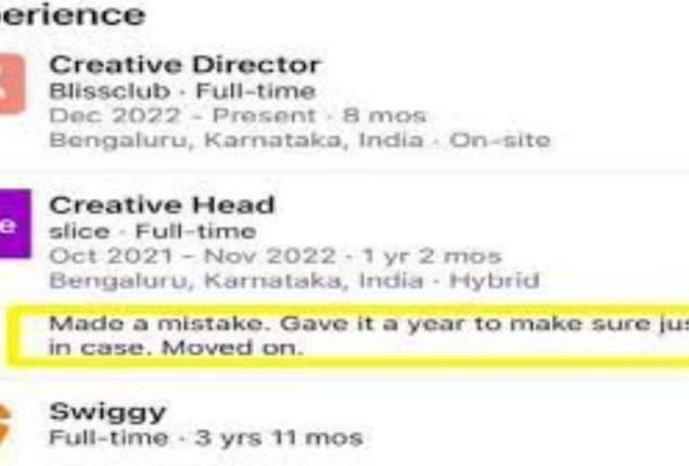 LinkedIn User’s ‘Honest’ Profile Wins Praise