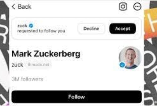 Dorsey's reaction to Zuckerberg's Threads follow request goes viral