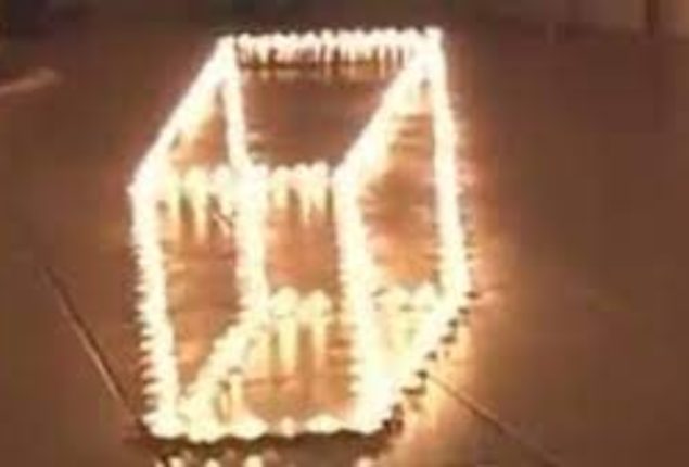Optical illusions: Candle illusion tricks the brain into seeing a cube