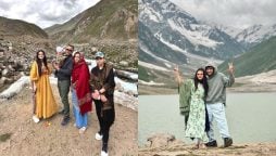 Maaz Safder family pictures from their Northern Trip