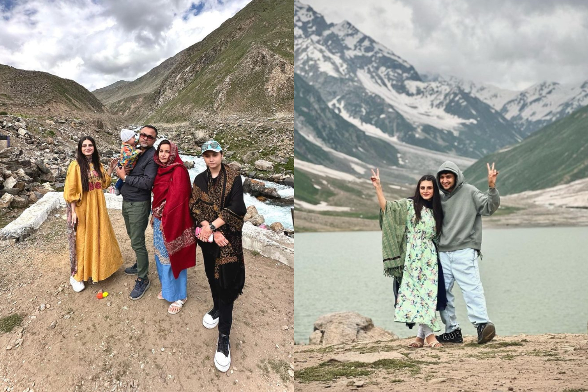 Maaz Safder family pictures from their Northern Trip
