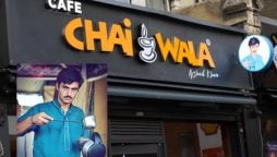 Arshad Khan, the blue-eyed “Chaiwala”, opens café in London