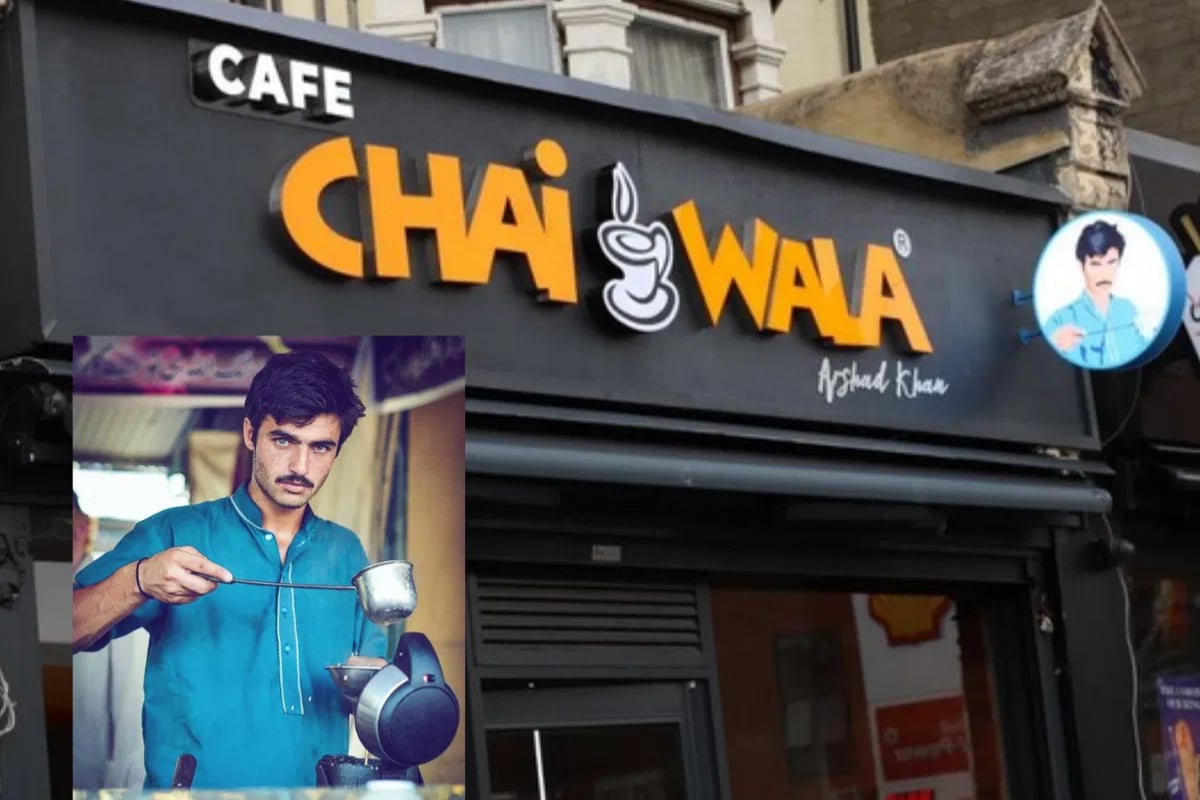 Arshad Khan, the blue-eyed chaiwala, opens café in London