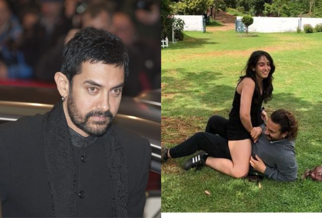 Aamir Khan pictures with her Daughter Ira Khan